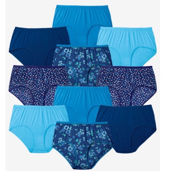 Woman Within Other - New 10 Pack Cotton Brief Panties
Comfort Choice Size 28/30 11 4X
Woman Within